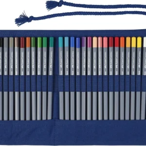 Trousse tissu 27 crayons Goldfaber Aquarellables