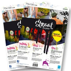 Airplac street imperméable 70 x 100 épaisseur 5 ou 10 mm