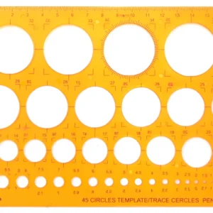 Trace-cercles Pair et Impair 1 à 36 mm