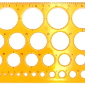 Trace-cercles étudiant 1 à 36 mm - Studygraph