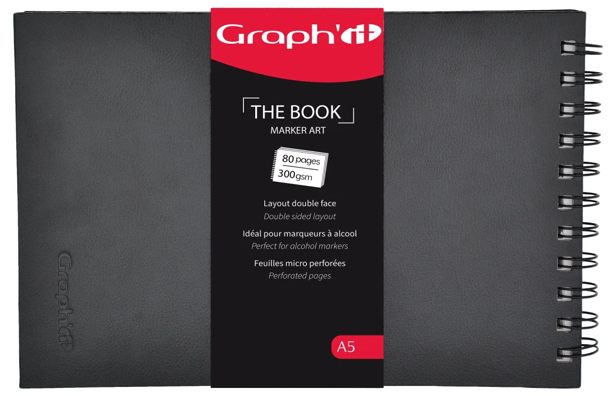 Album dessin The Book (format A5 & A4) 40 feuilles/300 gr – Image 3