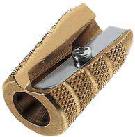 Taille-crayon en laiton diam 8mm dit "Grenade"