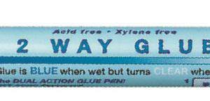 Stylo colle pointe 2 mm Zig memory system