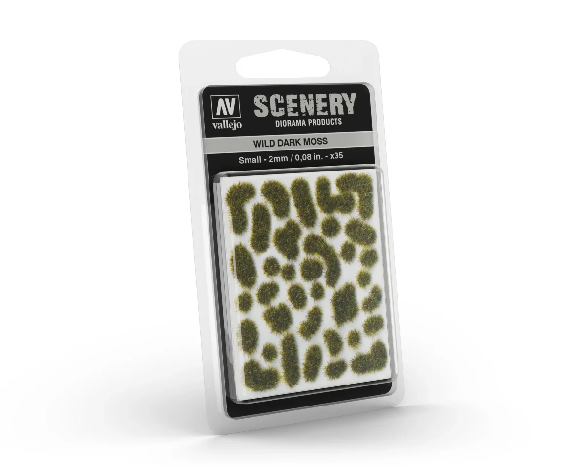 Végétation miniature adhésive : mousse foncée sauvage – Image 2