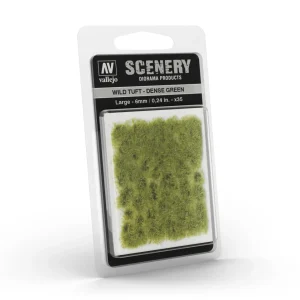 Végétation miniature adhésive : vert dense 6mm