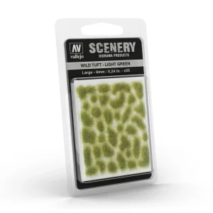 Végétation miniature adhésive : vert clair 6mm