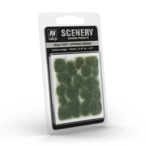 Végétation miniature adhésive : vert intense 12mm