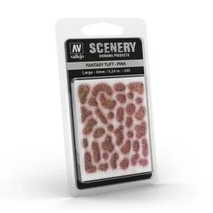 Végétation miniature adhésive : rose 6mm