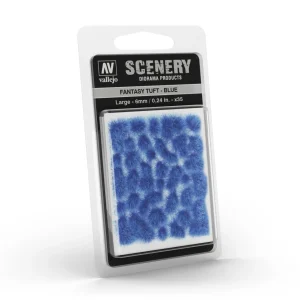 Végétation miniature adhésive : bleu 6mm