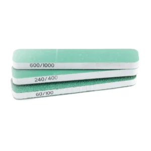 3 blocs de ponçage 90x19x6mm double face & double grain