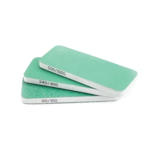 3 blocs de ponçage 80x30x6mm double face & double grain