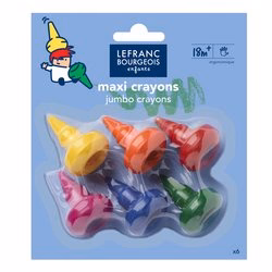 Assortiment de 6 maxi crayons - Lefranc Bourgeois – Image 2