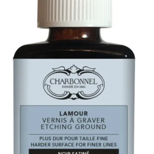 Vernis à graver Lamour 75 ml - Noir satiné