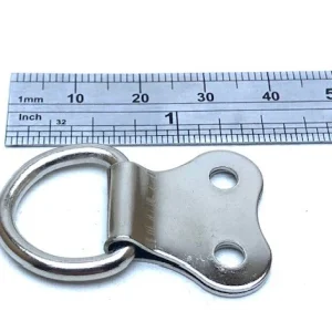 Blister de 2 attaches Étrier 10mm + 4 clous