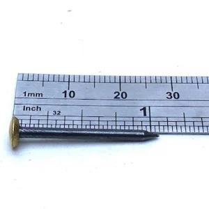 Blister de 20 clous trempés à tête laitonnée - 30 x 2mm (Copie)