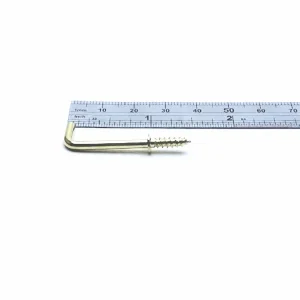 Blister de 20 pitons coudés laitonnés 22 mm