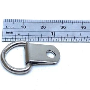 Blister de 4 attaches Étrier 7mm + 4 clous