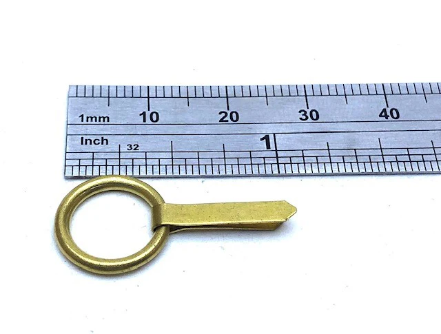 Blister de 5 anneaux + languettes 20mm