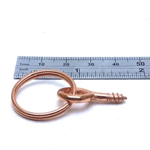 Blister de 5 anneaux à visser 17mm