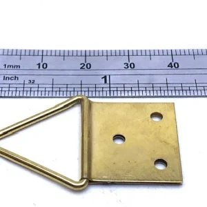 Blister 3 triangles de suspension 25mm + 9 clous