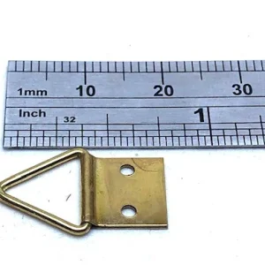 Blister 6 triangles de suspension 12mm + 12 clous