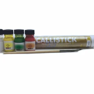 Tube encres calligraphie x4 - Couleurs métalliques