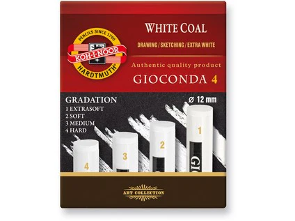 Assortiment de 4 craies blanches extra tendres Ø12 mm – Image 2