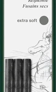 Sticks fusains reconstitués Pitt monochrome