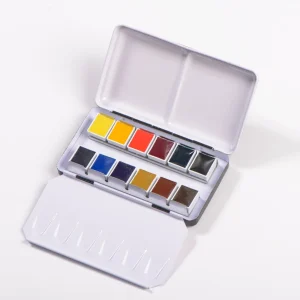 Aquarelle Extra-fine Blockx - Boîte métal 12 1/2 godets