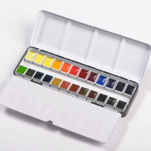 Aquarelle Extra-fine Blockx - Boîte métal 24 1/2 godets