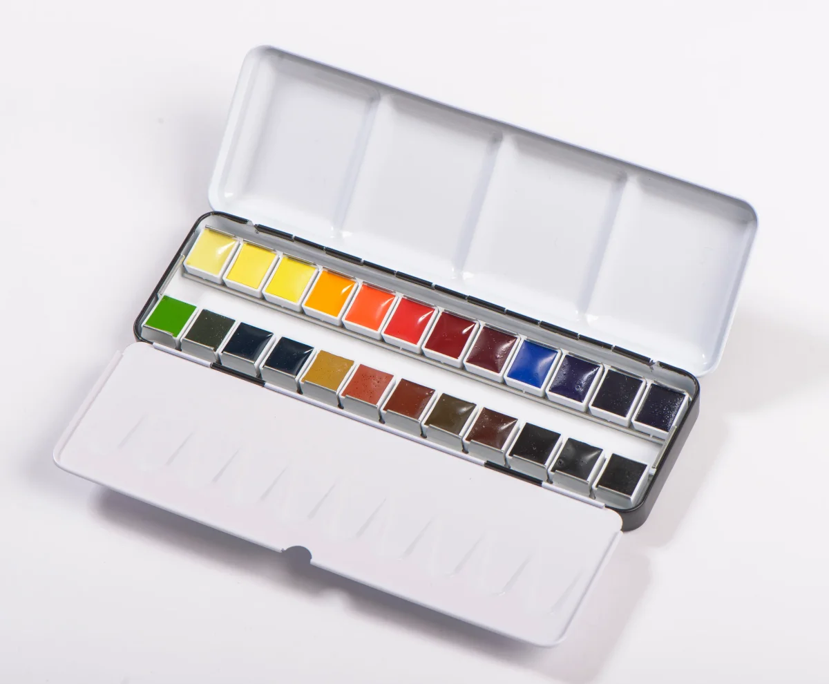 Aquarelle Extra-fine Blockx - Boîte métal 24 1/2 godets – Image 2