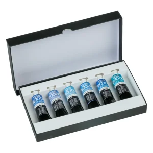 Aquarelle Extra-fine Blockx - Set 6 x 15ml couleurs cobalts