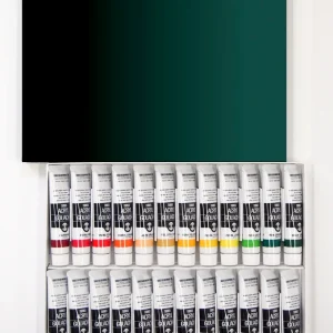 Acryl Gouache extra-fine de Turner - Set basique de 24 tubes 20 ml
