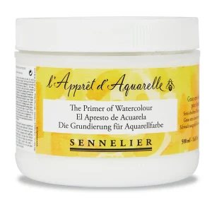 Apprêt semi-absorbant pour Aquarelle pot de 500 ml