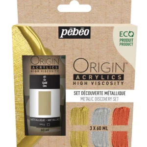 Acrylique Origin Set métallique découverte 3X60 ml
