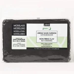 Argile sans cuisson 1,5kg noir