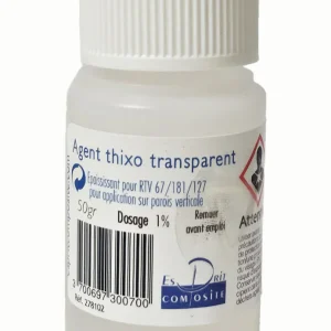 Agent thixotropique transparent 50gr à 1% pour silicone
