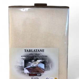 Tarlatane écrue pour Gravure et Taille douce 120 x 120cm - 35gr