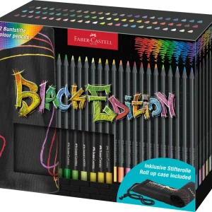 Trousse 72 crayons de couleur Black Edition