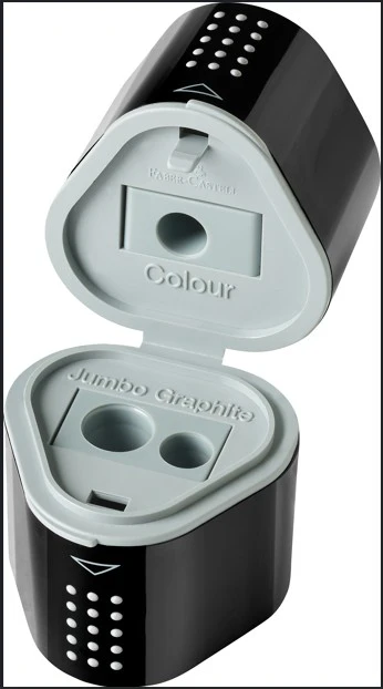 Taille-crayon avec réservoir à 3 trous – Image 2