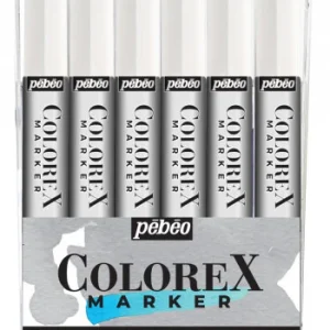6 Markers Colorex vides