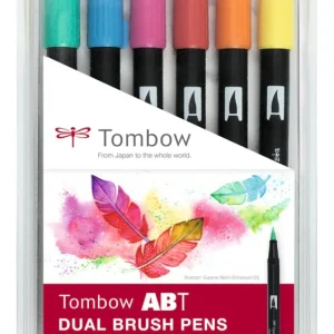 Feutre dual brush pen ABT étui 6 "testé dermatologiquent"