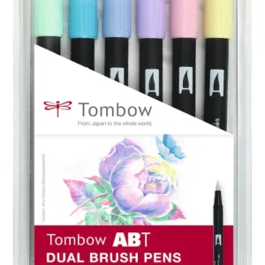 Feutre dual brush pen ABT étui 6 "Pastel"