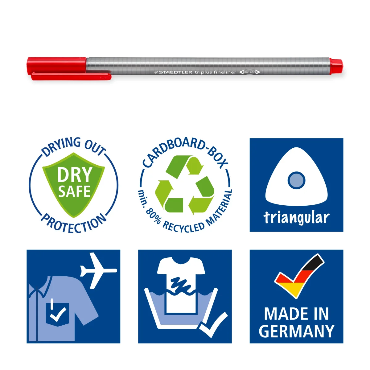 Triplus Fineliner - 20 feutres pointe superfine 0,3 mm - Couleurs assortis - Etui chevalet - 334 SB20 - STAEDTLER – Image 9