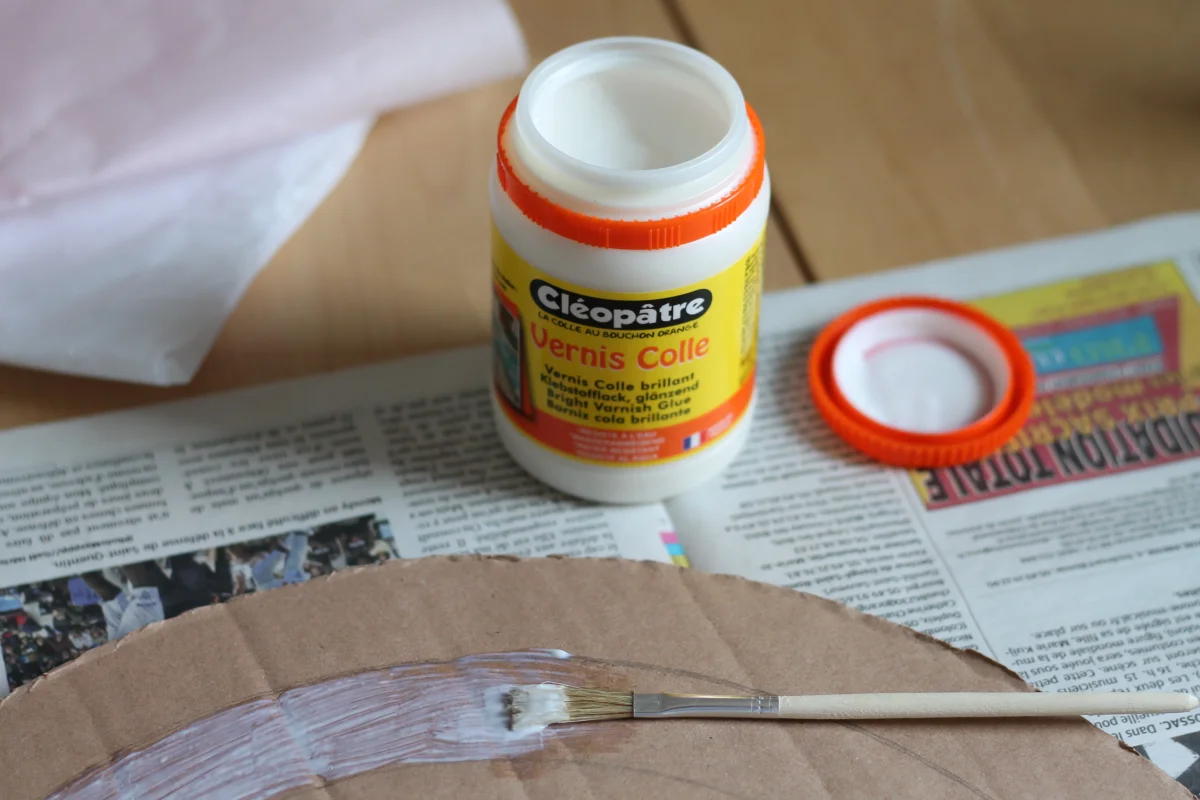 Vernis colle brillant pot 250gr – Image 5