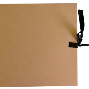 Album Kraft naturel spiralé recyclé-30x30 cm-40 feuilles-140gr