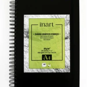 Album dessin A4 spiralé - 110g/m² - 80 feuilles - Format portrait