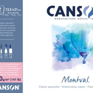 Album spiralé de papier Montval 300g 12 feuille