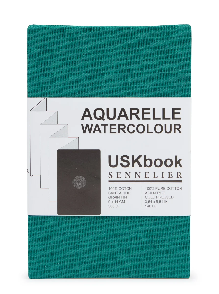 USKBook-Carnet Aquarelle en accordéon 300gr/m² – Image 3