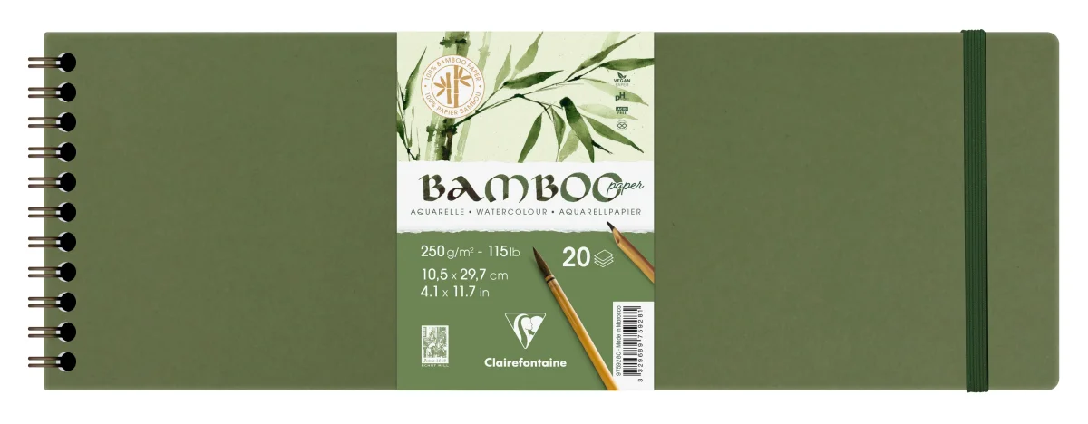 Album aquarelle Bamboo 250g/m² spiralé – Image 2